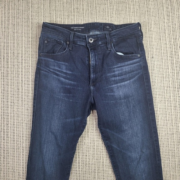 Ag Adriano Goldschmied Denim - AG Adriano Goldschmied Jeans Womens 29 Farrah Skinny High Rise Stretch Denim Pan